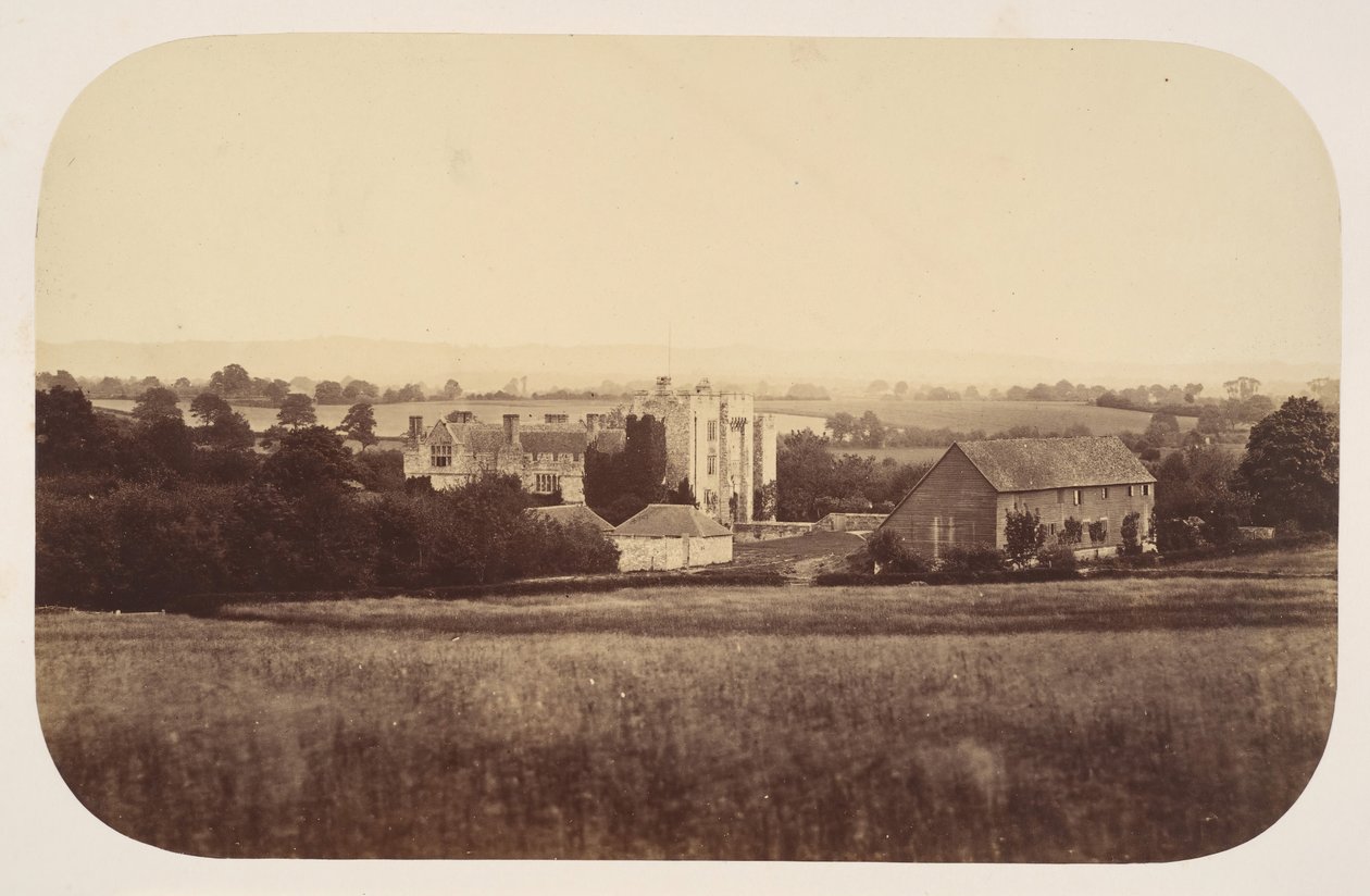 Hever Castle, Kent, 1857. af Henry Thomas Wood