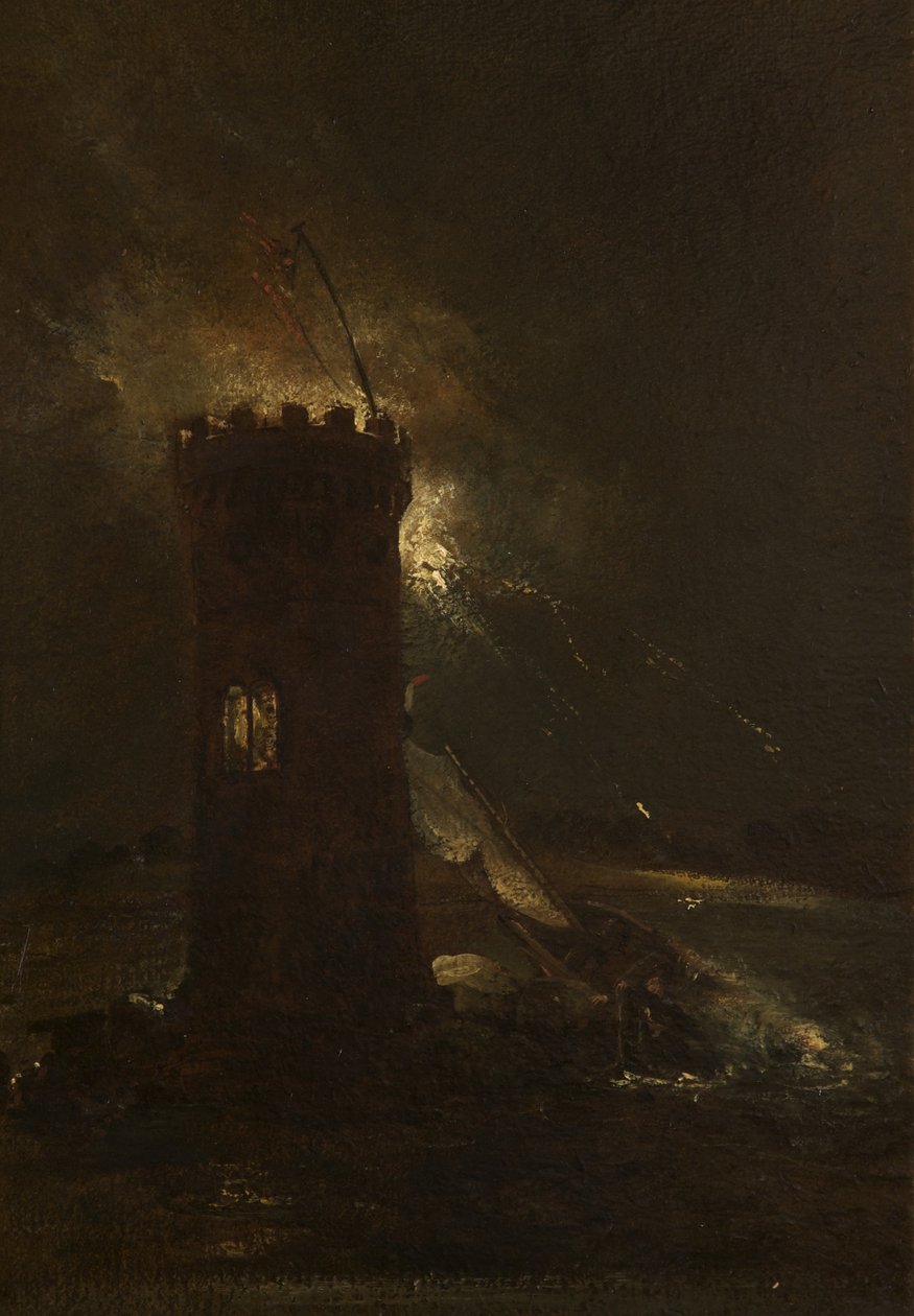 Table Tower om natten af Henry Thomson