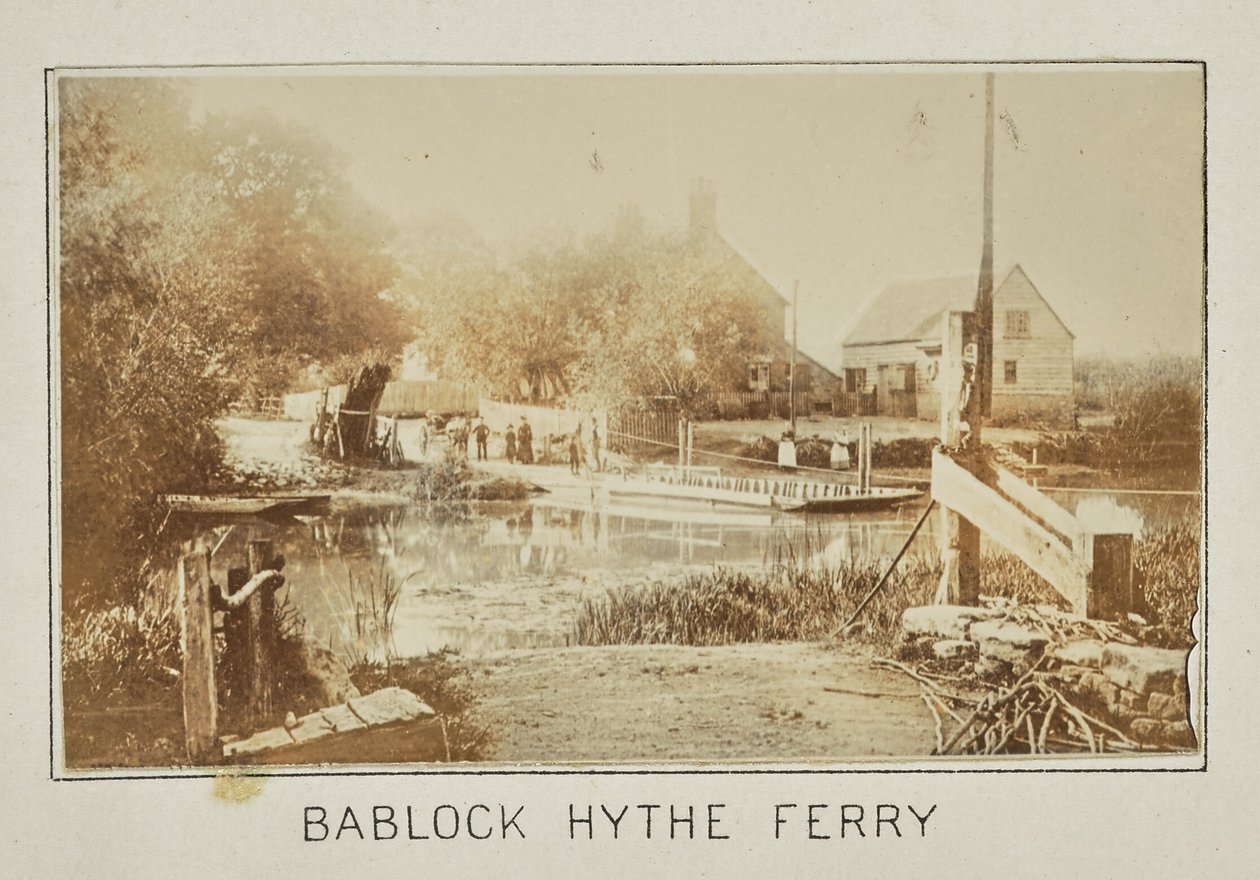 Bablock Hythe Færge af Henry W. Taunt
