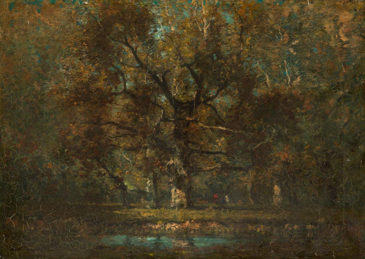 Egetræ, 1895. af Henry Ward Ranger