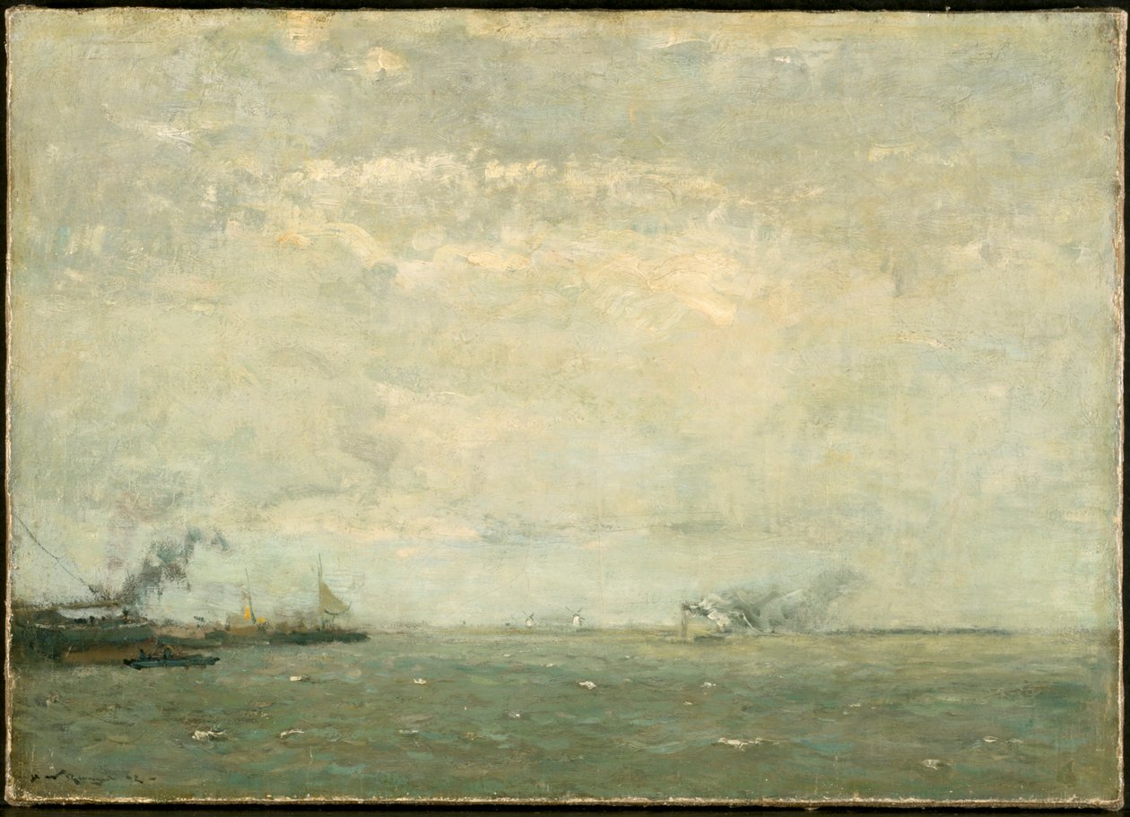 Sølandskab, 1892. af Henry Ward Ranger