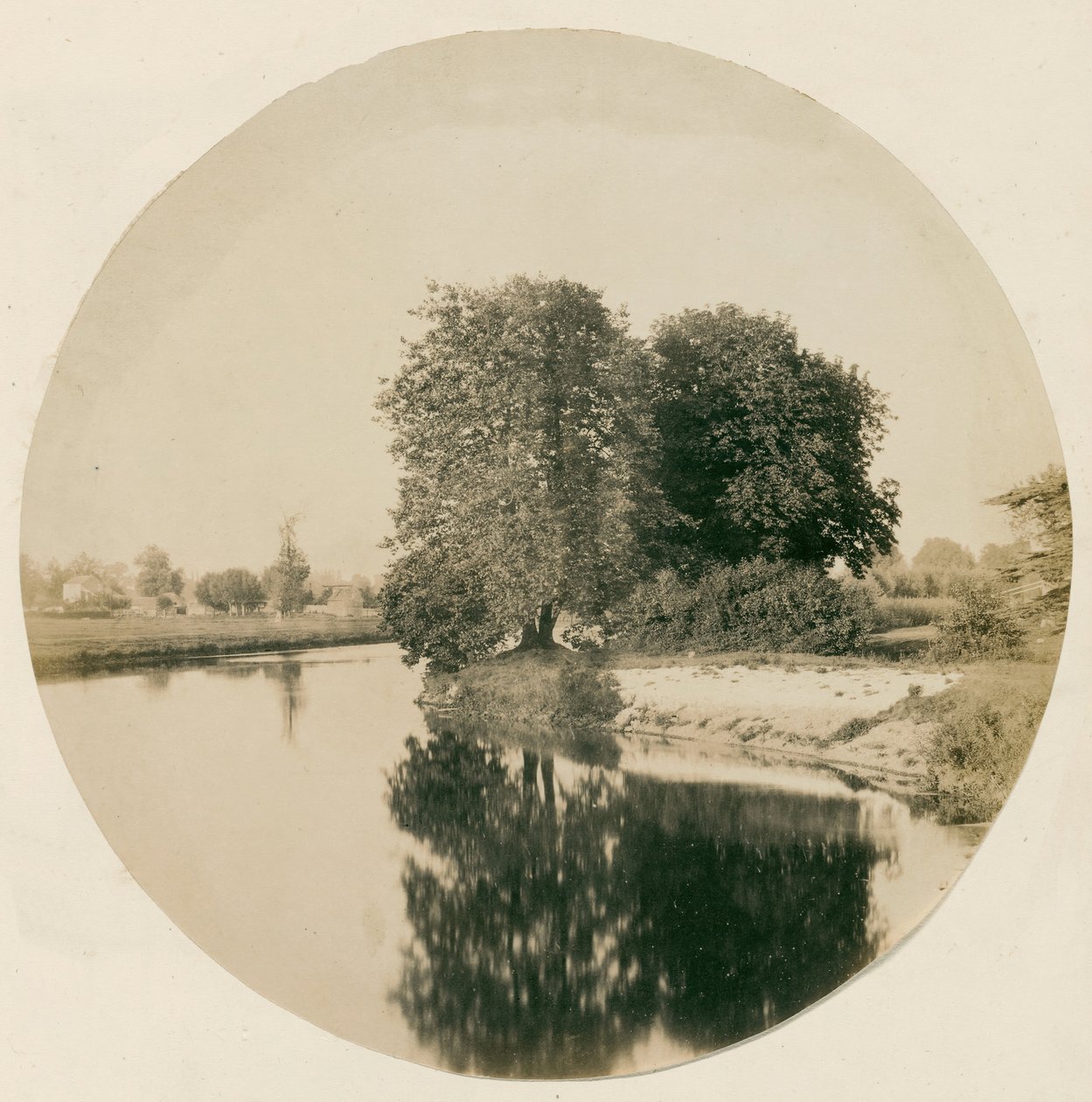 Uden titel [Themsen nær Weybridge], ca. 1856. af Henry White