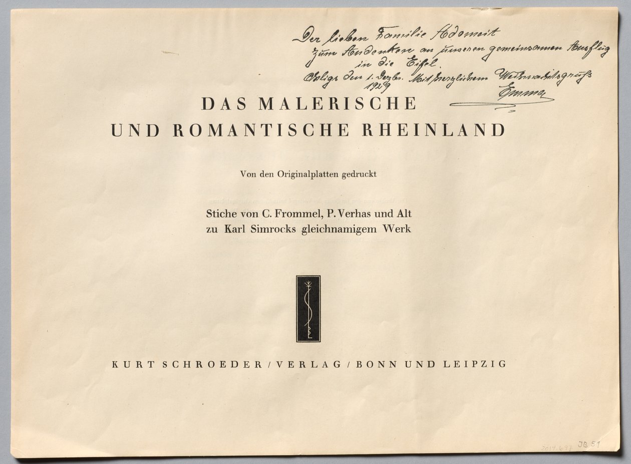 Det maleriske og romantiske Rheinland, 1928. af Henry Winkles