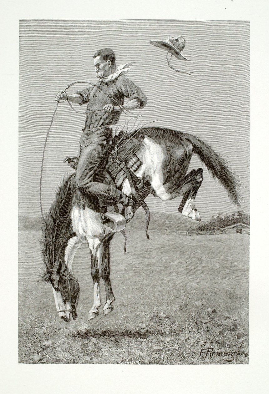 En bukkende bronco af Henry Wolf