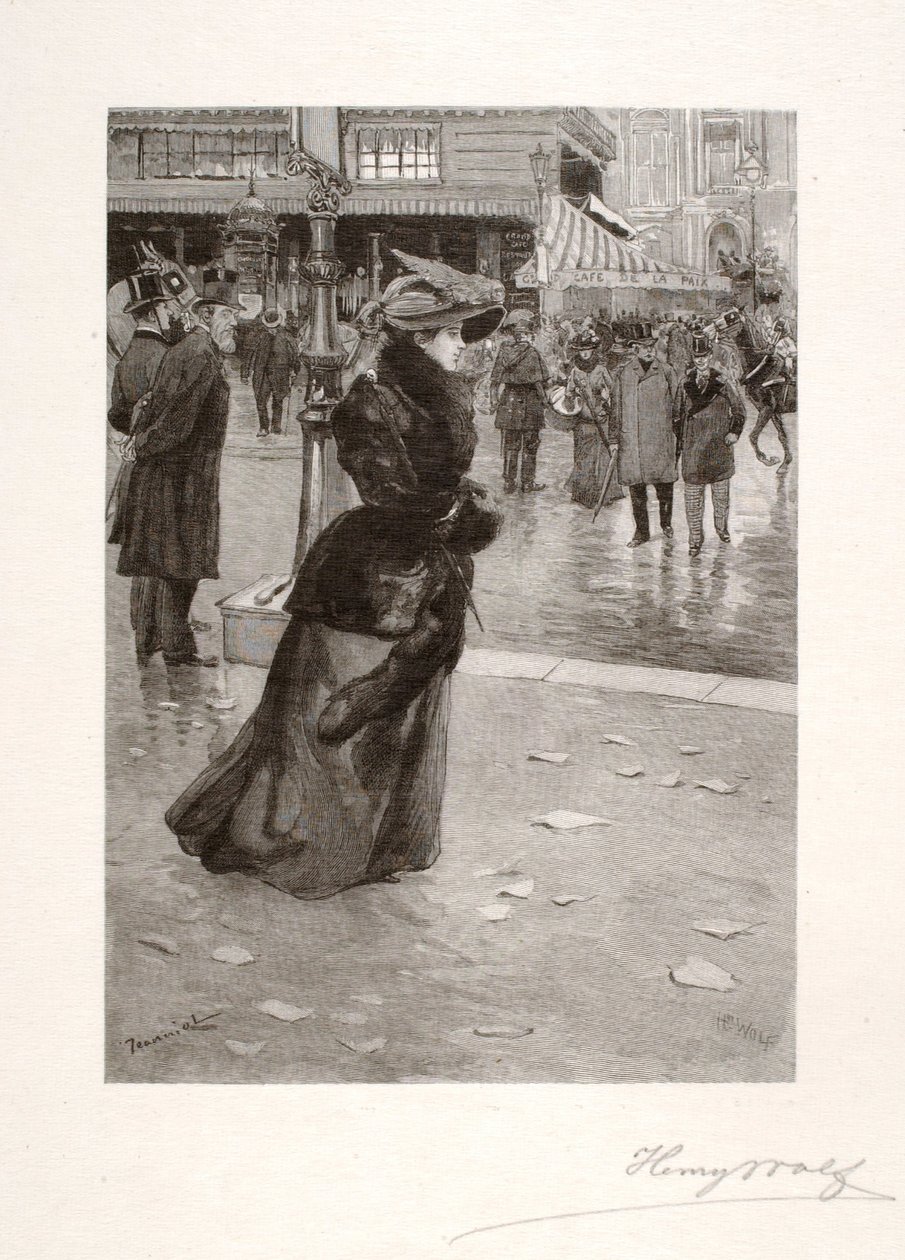 Boulevard des Italiens, en grundig parisienne af Henry Wolf
