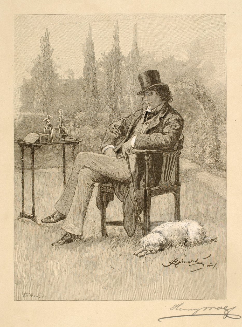 Henry Irving derhjemme af Henry Wolf