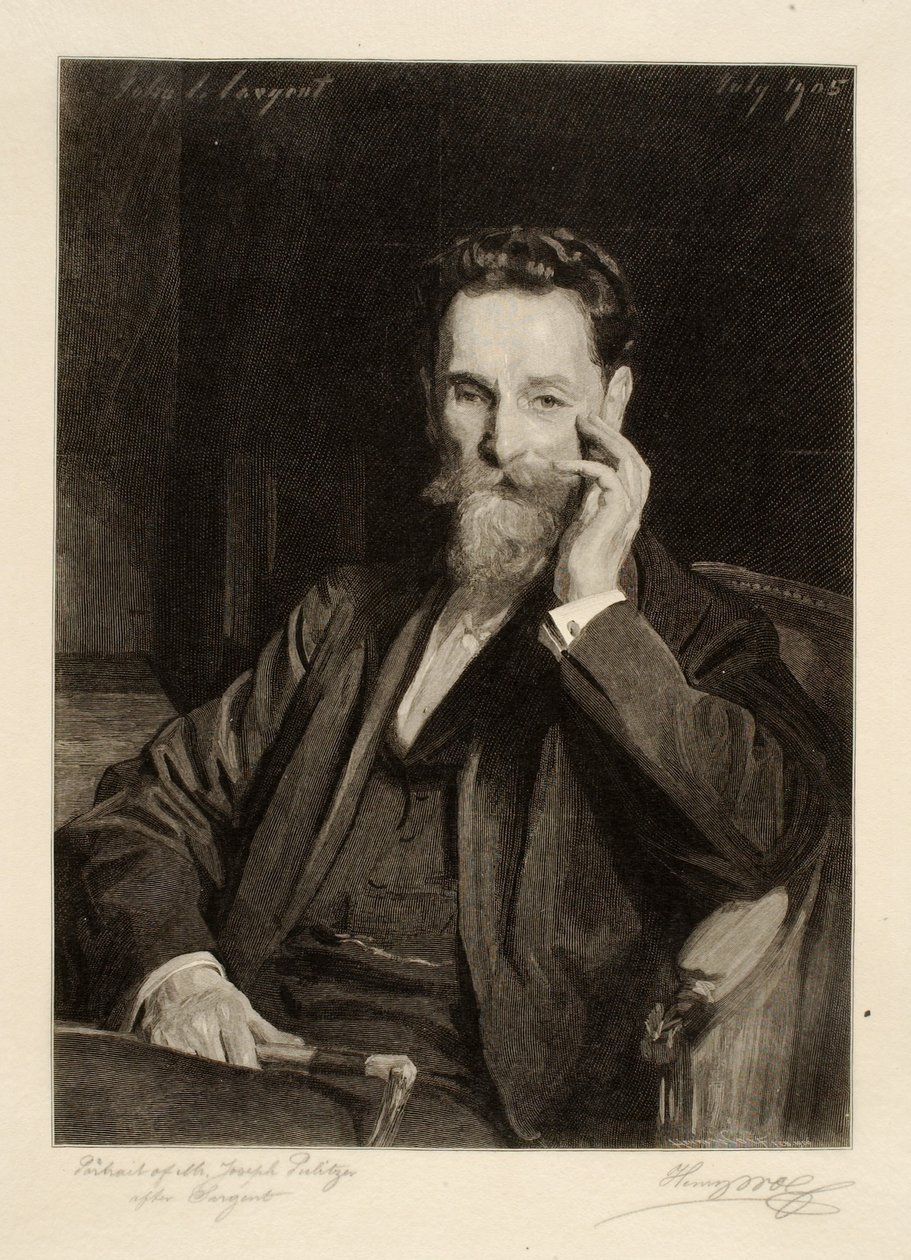 Joseph Pulitzer af Henry Wolf