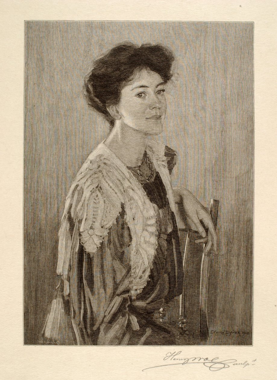 Mrs. Edmund F. Harding af Henry Wolf