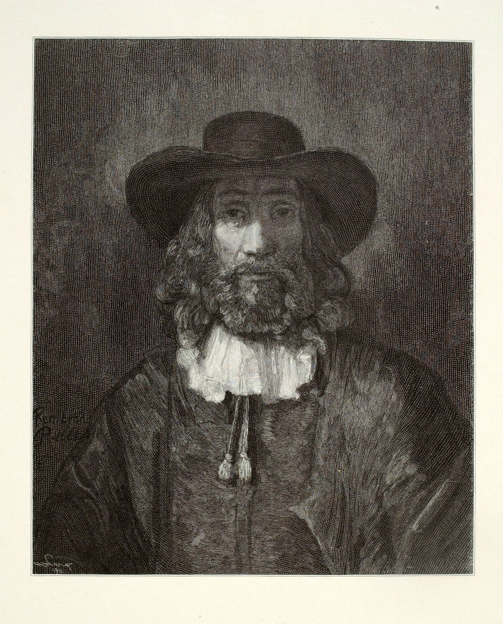 Portræt af en mand af Henry Wolf