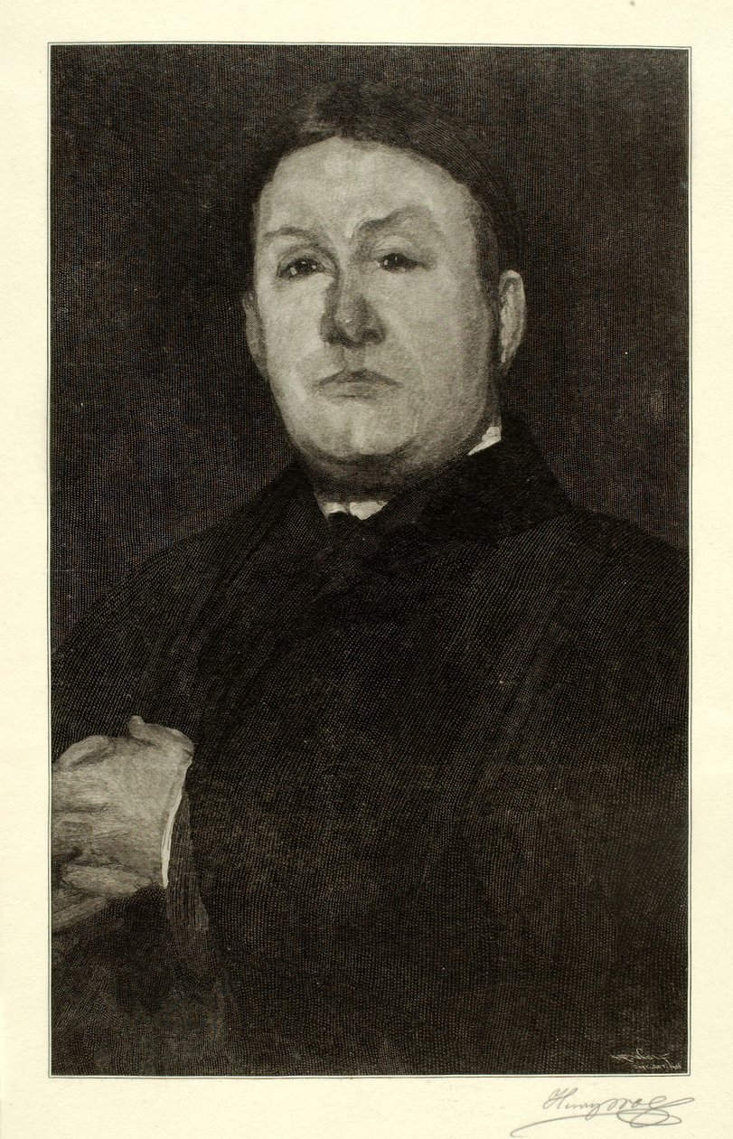 Richard Canfield, en portrætskitse af Henry Wolf