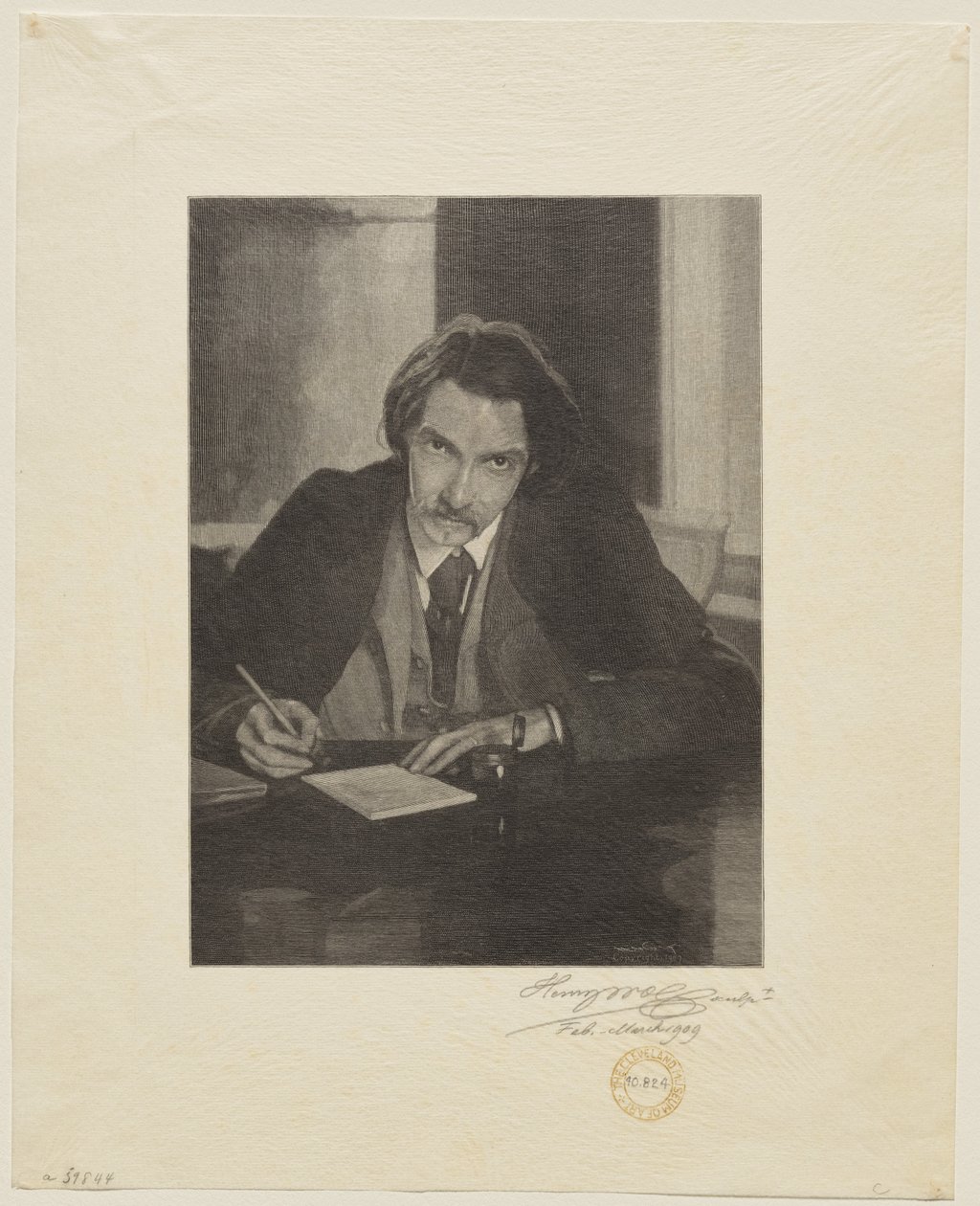 Robert Louis Stevenson af Henry Wolf