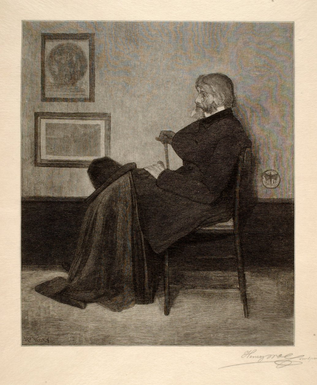 Thomas Carlyle af Henry Wolf