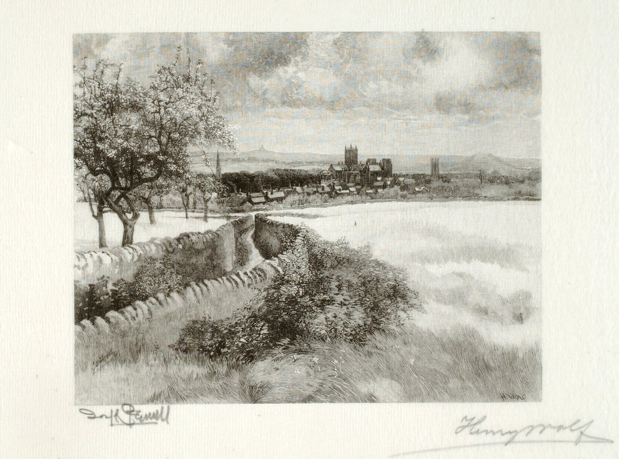 Wells, fra nordøst af Henry Wolf