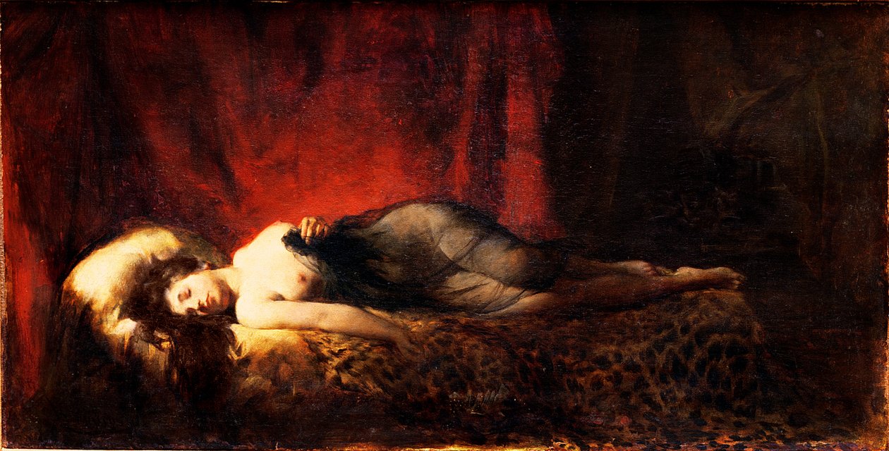 Leopardhuden af Henry Wyndham Phillips
