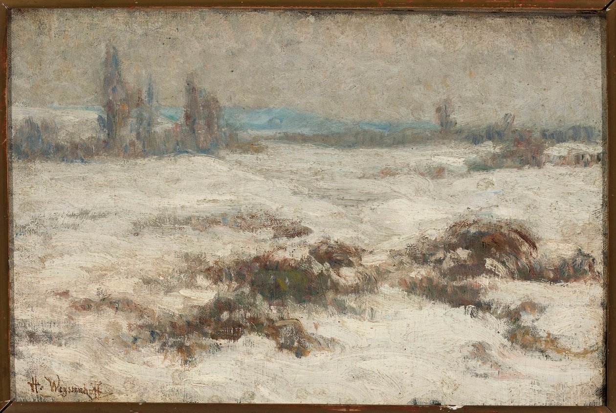 Vinterlandskab af Henryk Weyssenhoff