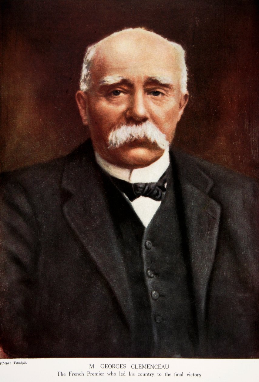 Georges Clemenceau, 1914-19 af Herbert Vandyk
