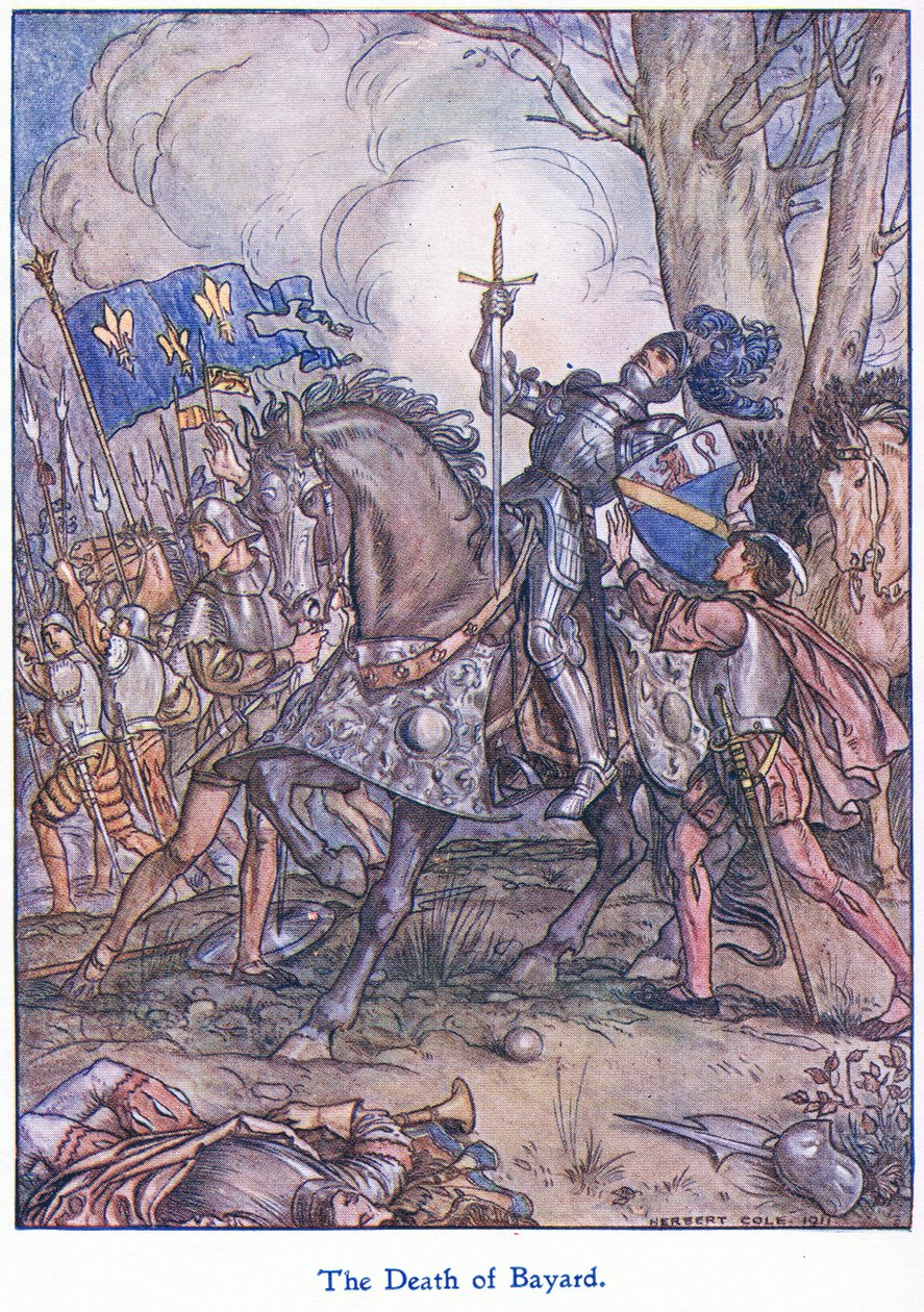 Bayards død, 1938 af Herbert Cole