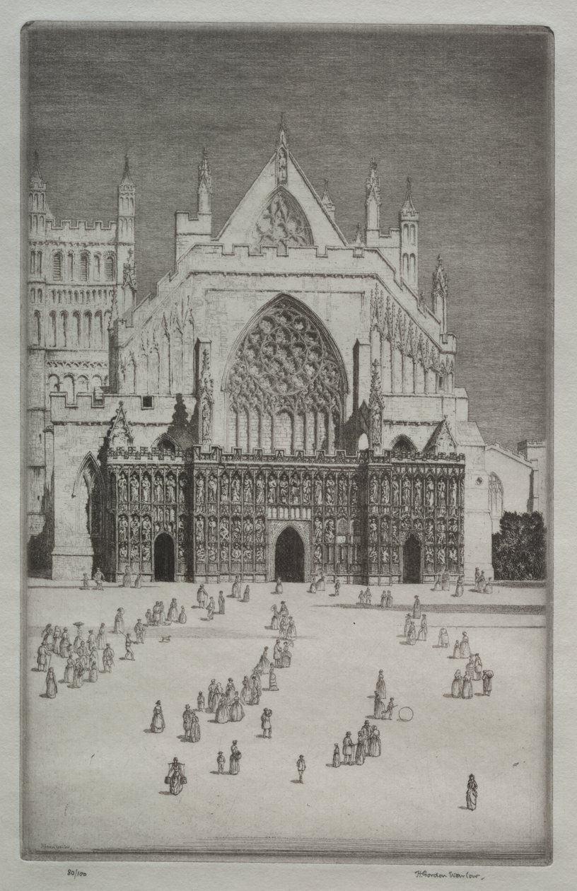 Exeter katedral af Herbert Gordon Warlow