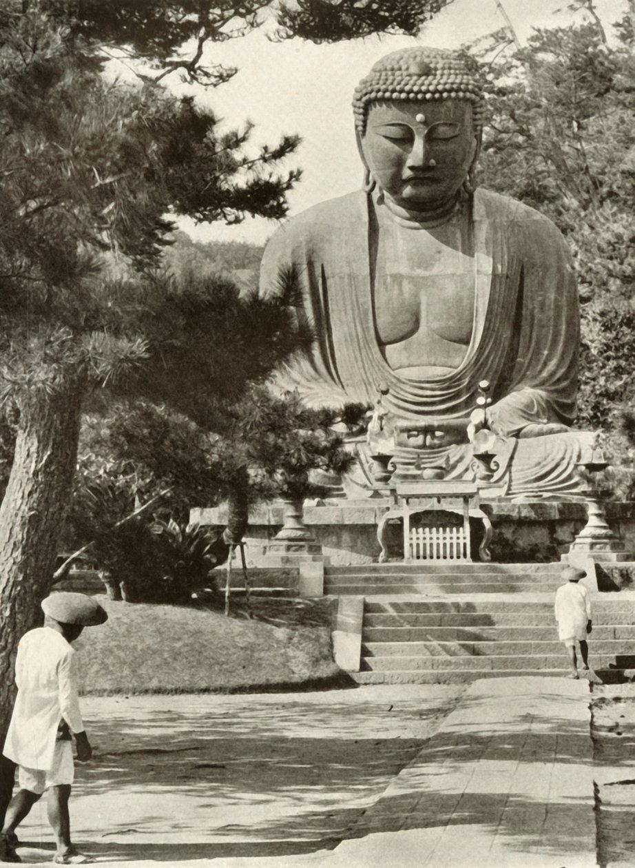 Amida, Buddha, 1910. af Herbert Ponting