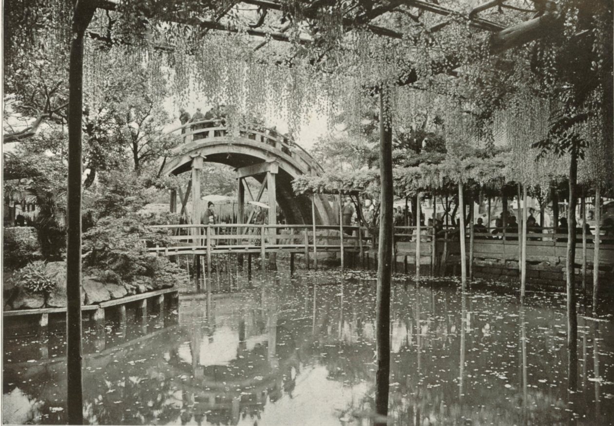 Kameido, 1910. af Herbert Ponting