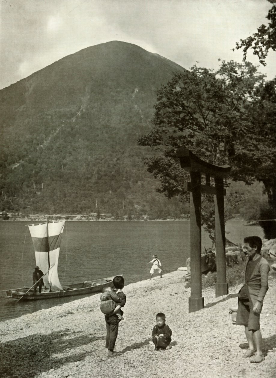 NaN Tai-za NAND søen chu Hechi, 1910. af Herbert Ponting