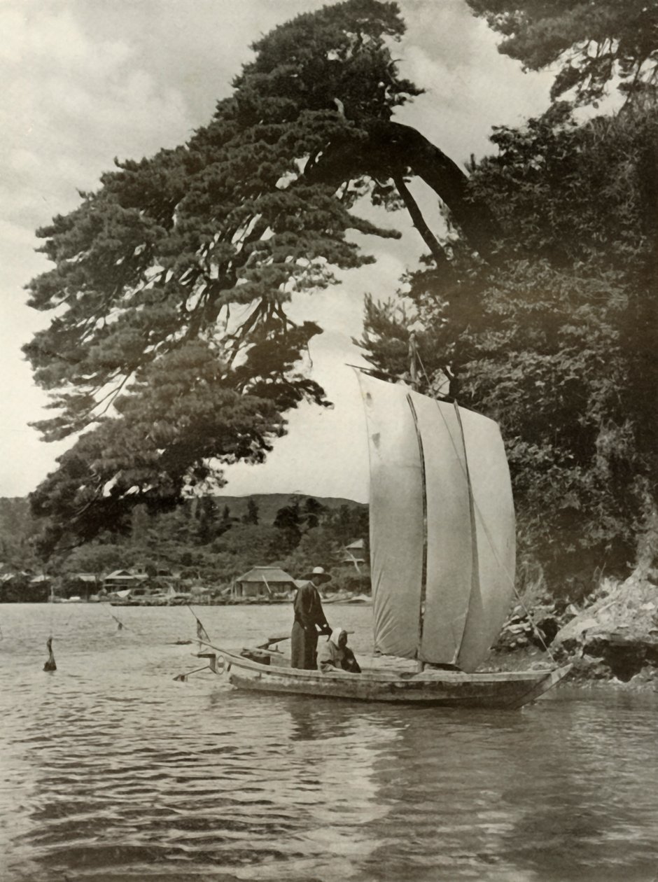 På Matsushima-bugten, 1910. af Herbert Ponting