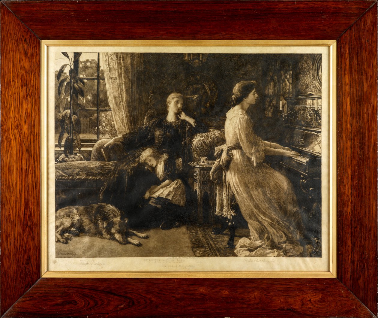 Erindringer (ætsning) af Herbert Thomas Dicksee