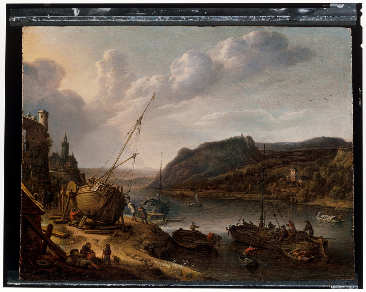 Jokimaisema af Herman the Younger Saftleven