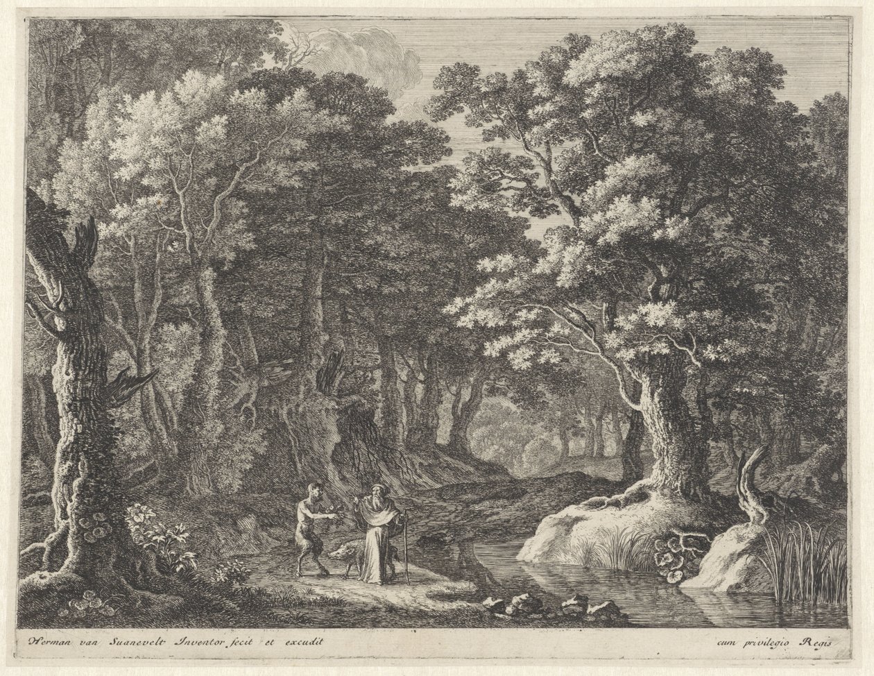 Sankt Antonius den Stores fristelse af Herman van Swanevelt