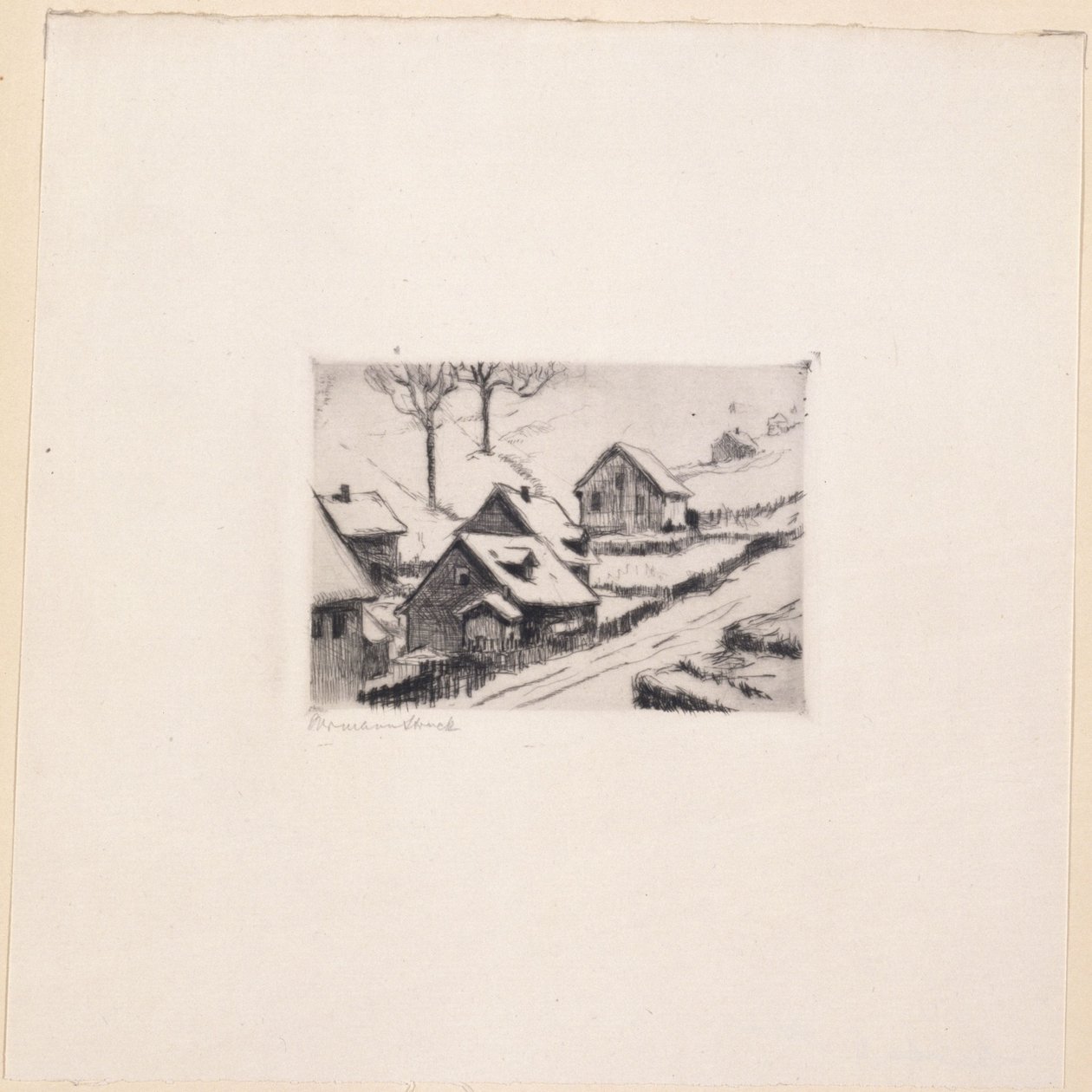 Vinter i bjergene af Hermann Struck
