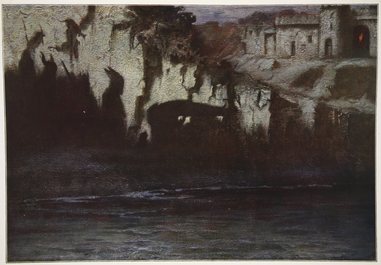 Siegfrieds begravelse, 1906 af Hermann Hendrich