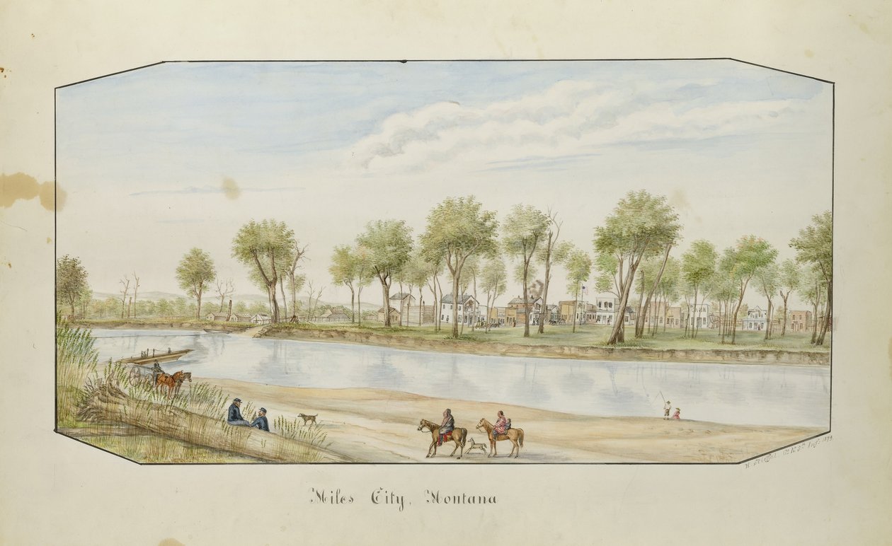 Miles City, Montana af Hermann Stieffel