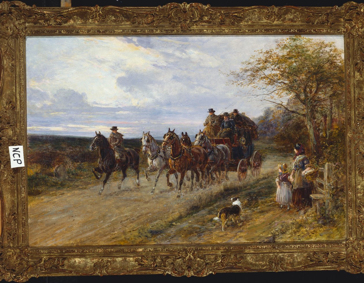 En forbipasserende træner af Heywood Hardy