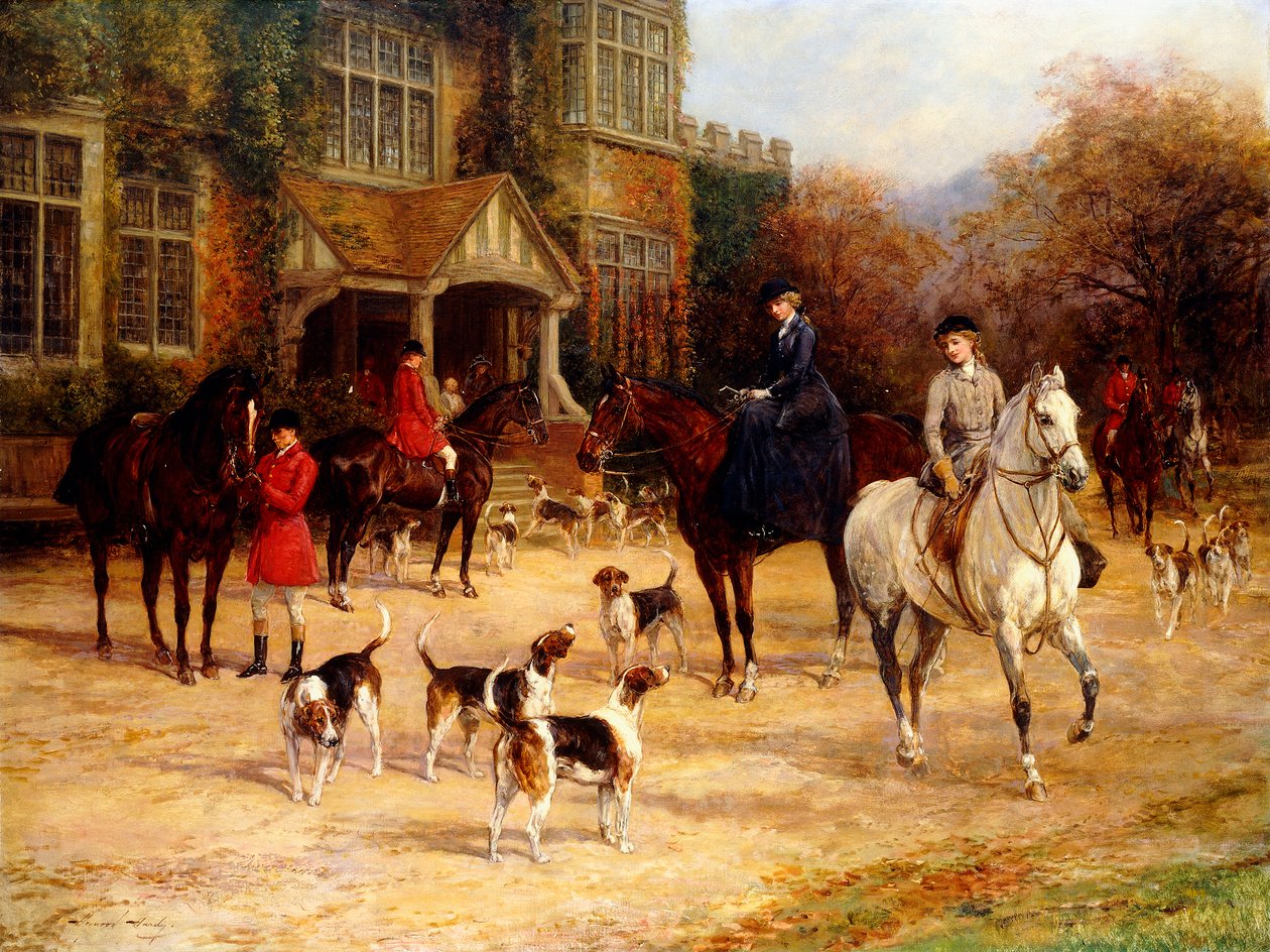 Mødet, af Heywood Hardy
