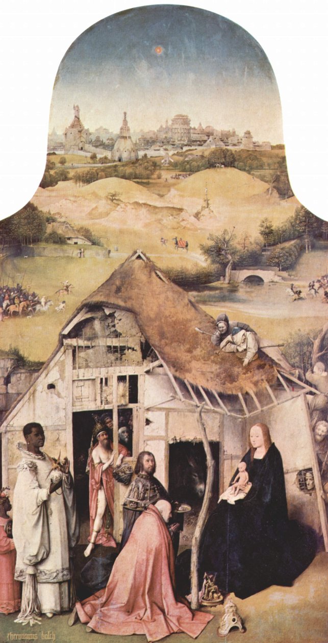 Tilbedelsen af magi af Hieronymus Bosch