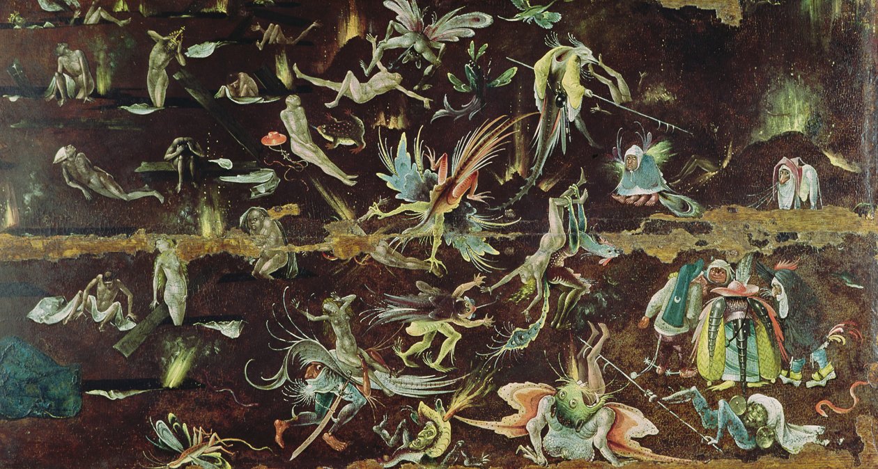 The Last Judgement, ca. 1504 (detaljer) af Hieronymus Bosch