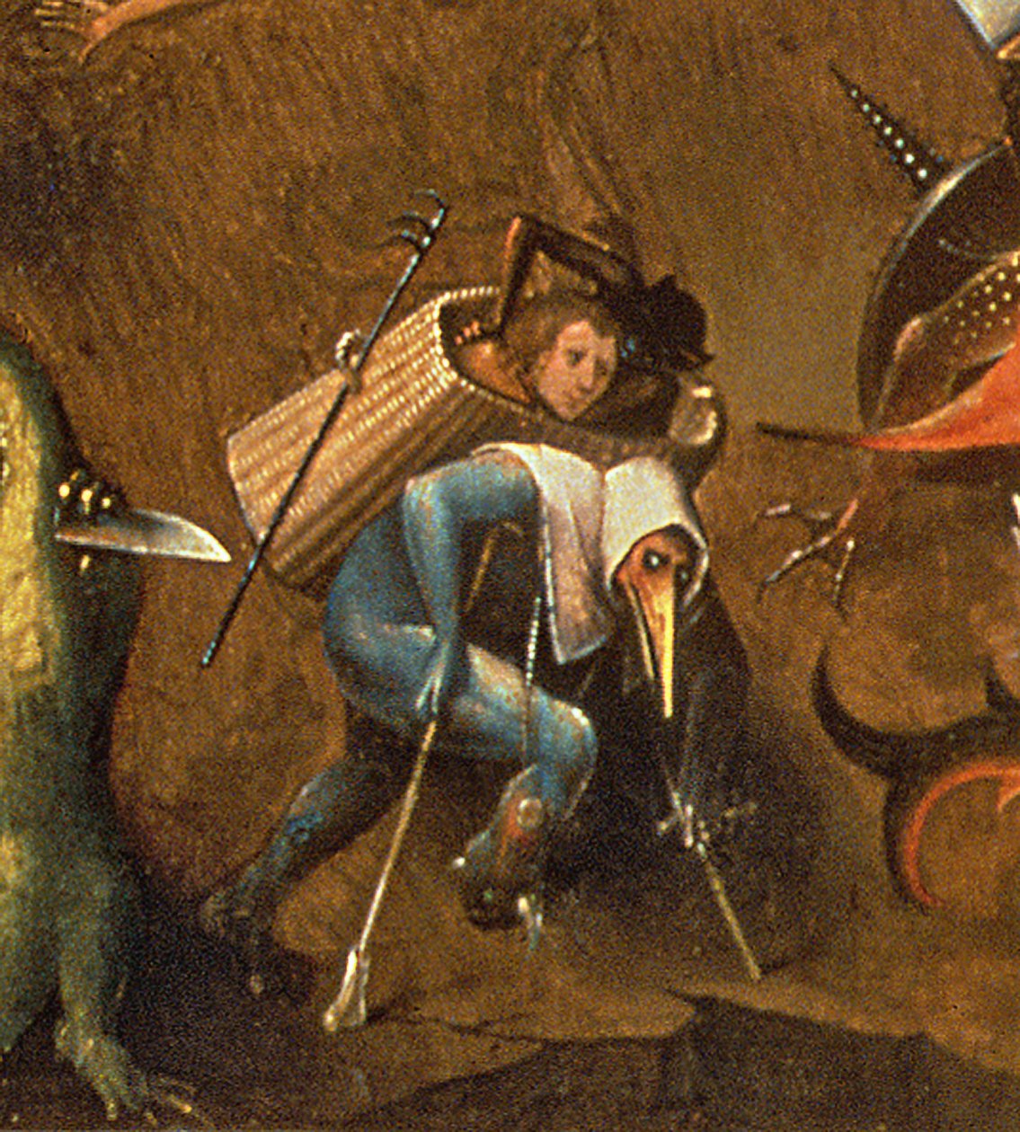 The Last Judgment olie på paneldetalje af 29115 af Hieronymus Bosch
