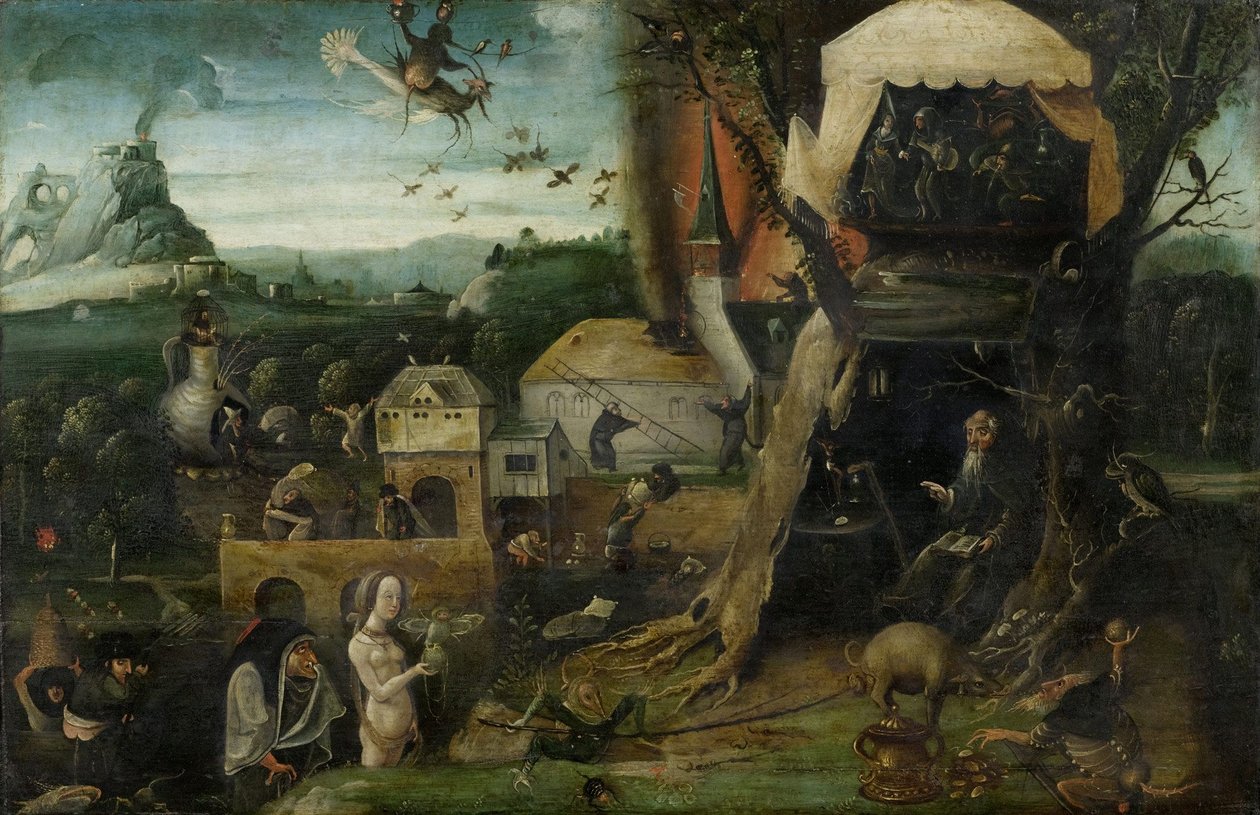 Fristelsen af Saint Anthony af Hieronymus Bosch