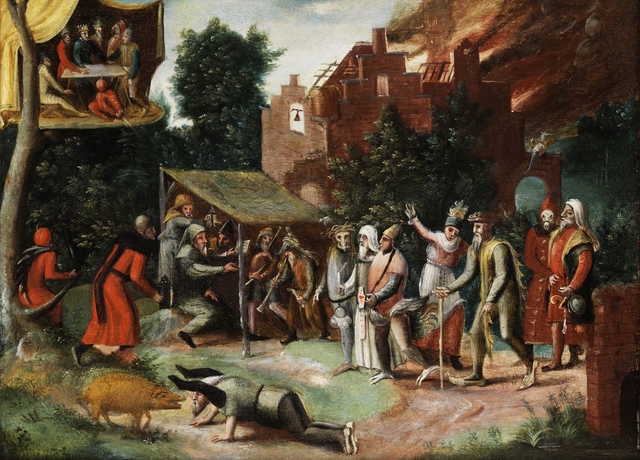 Fristelsen af Saint Anthony af Hieronymus Bosch