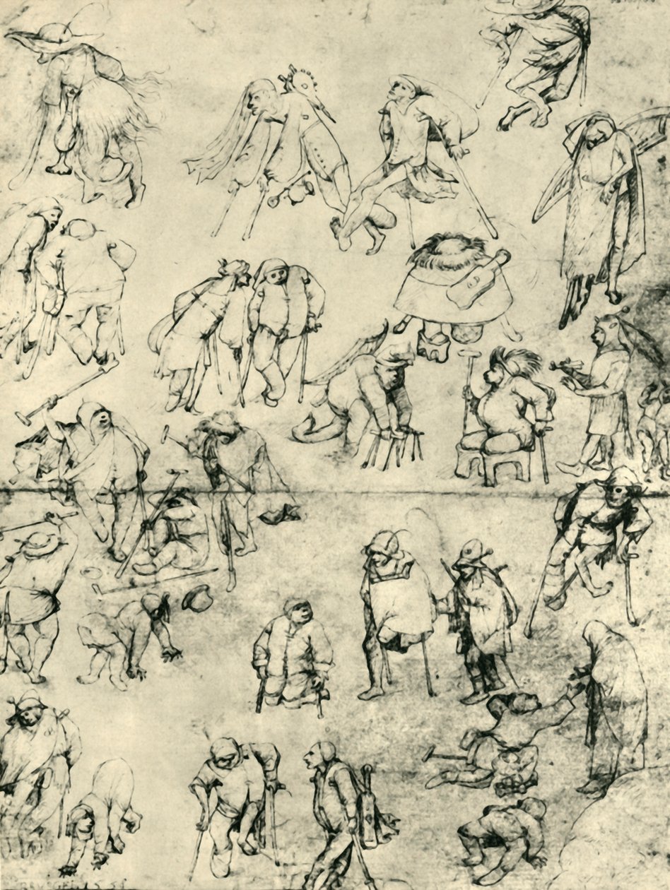 Tiggere, 15.-16. århundrede, 1943 af Hieronymus Bosch