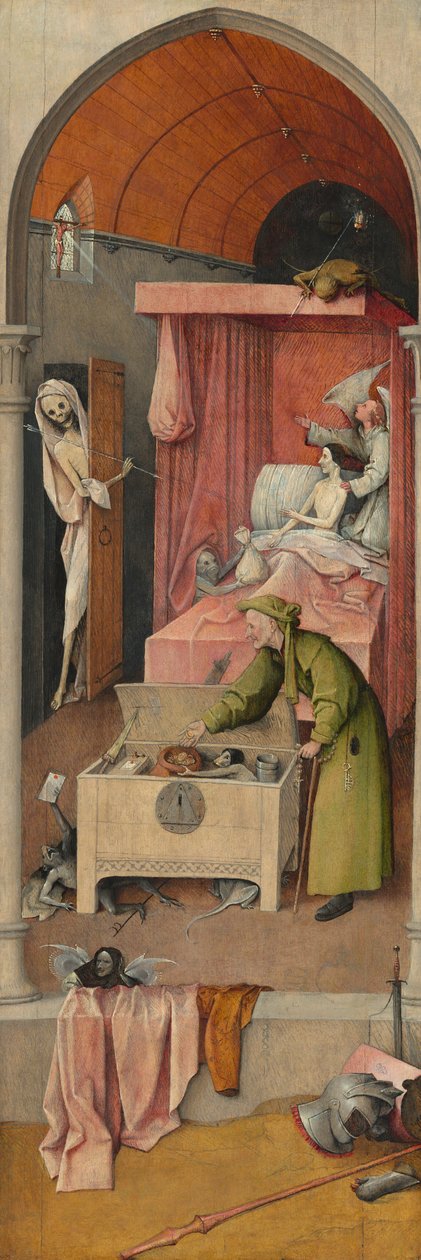 Døden og gnieren af Hieronymus Bosch