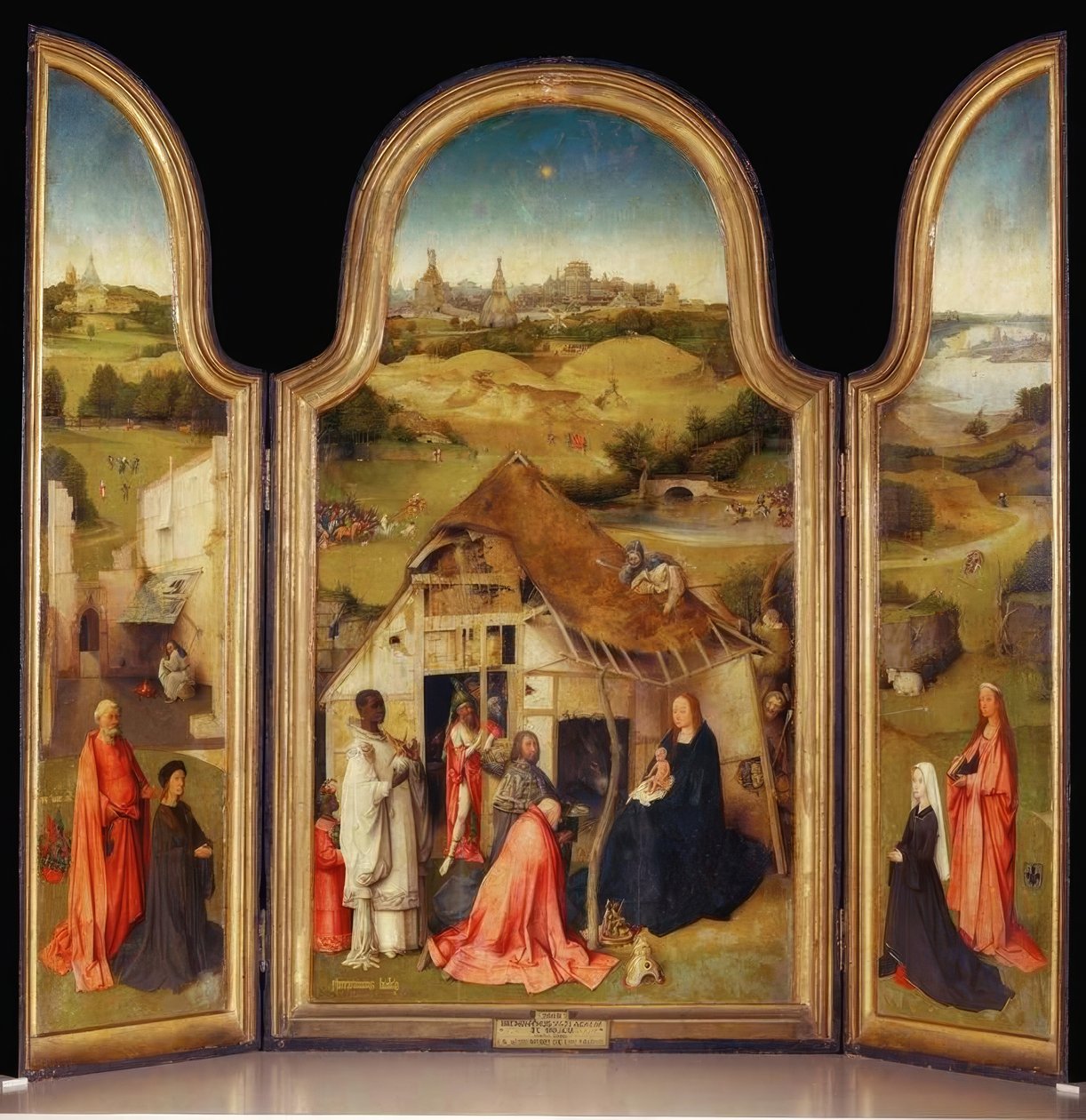 Tilbedelse af de tre konger af Hieronymus Bosch