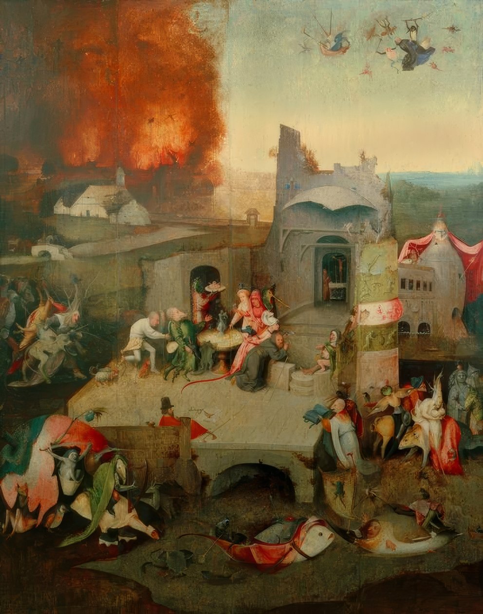 Fristelsen fra St. Anthony af Hieronymus Bosch