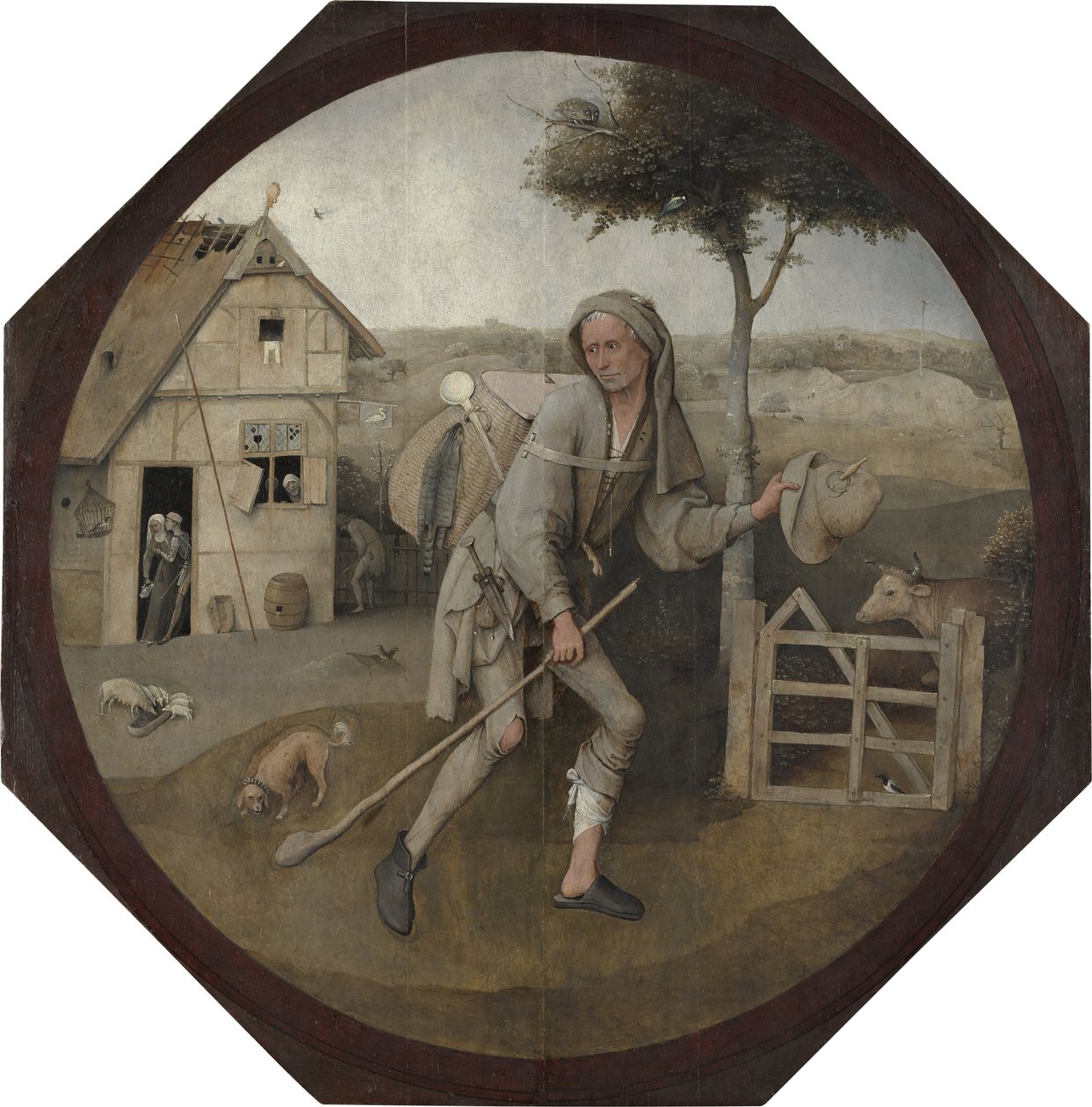 Dutch: De marskramer The Wayfarer af Hieronymus Bosch