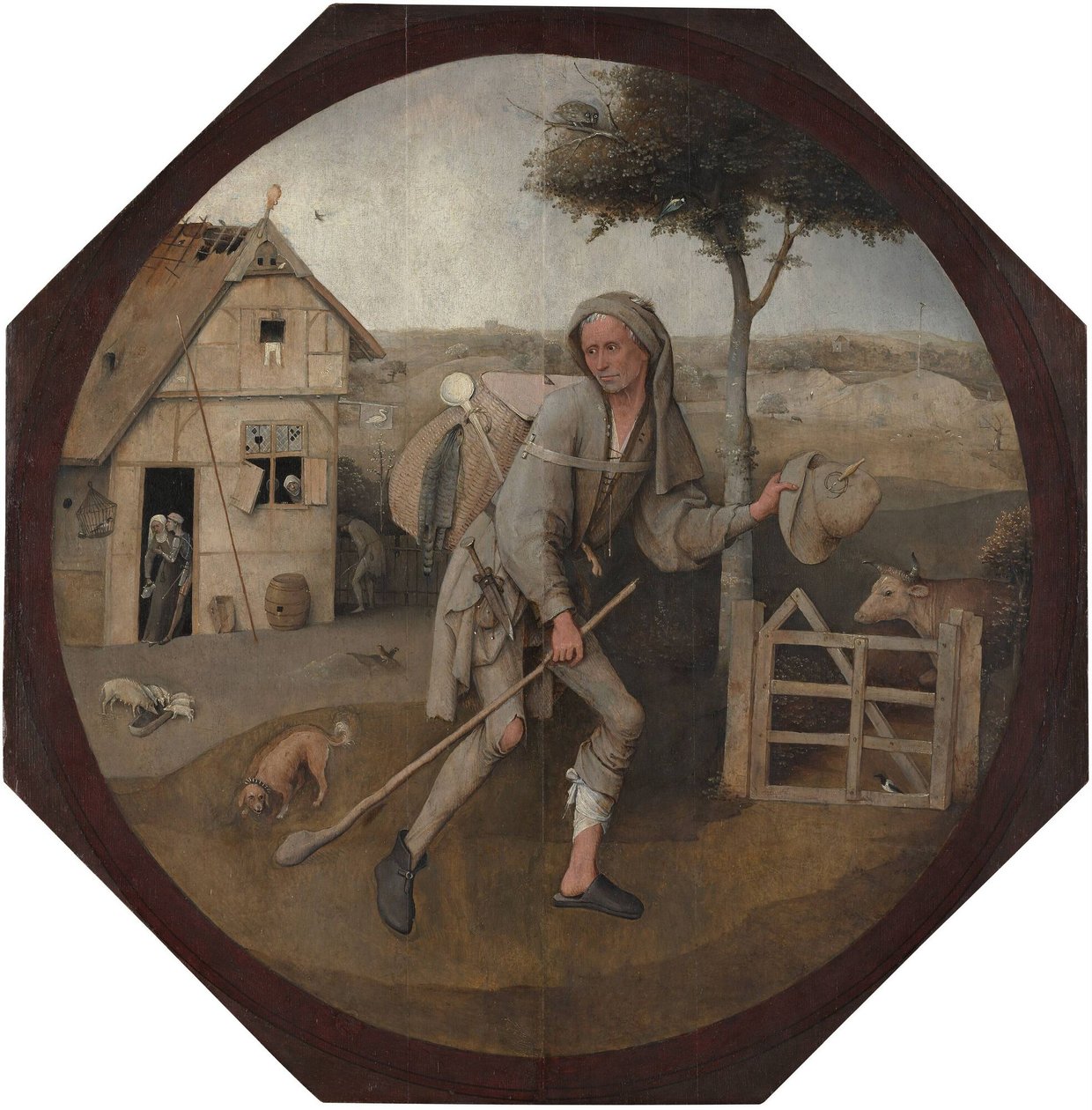 Dutch: De marskramer The Wayfarer af Hieronymus Bosch