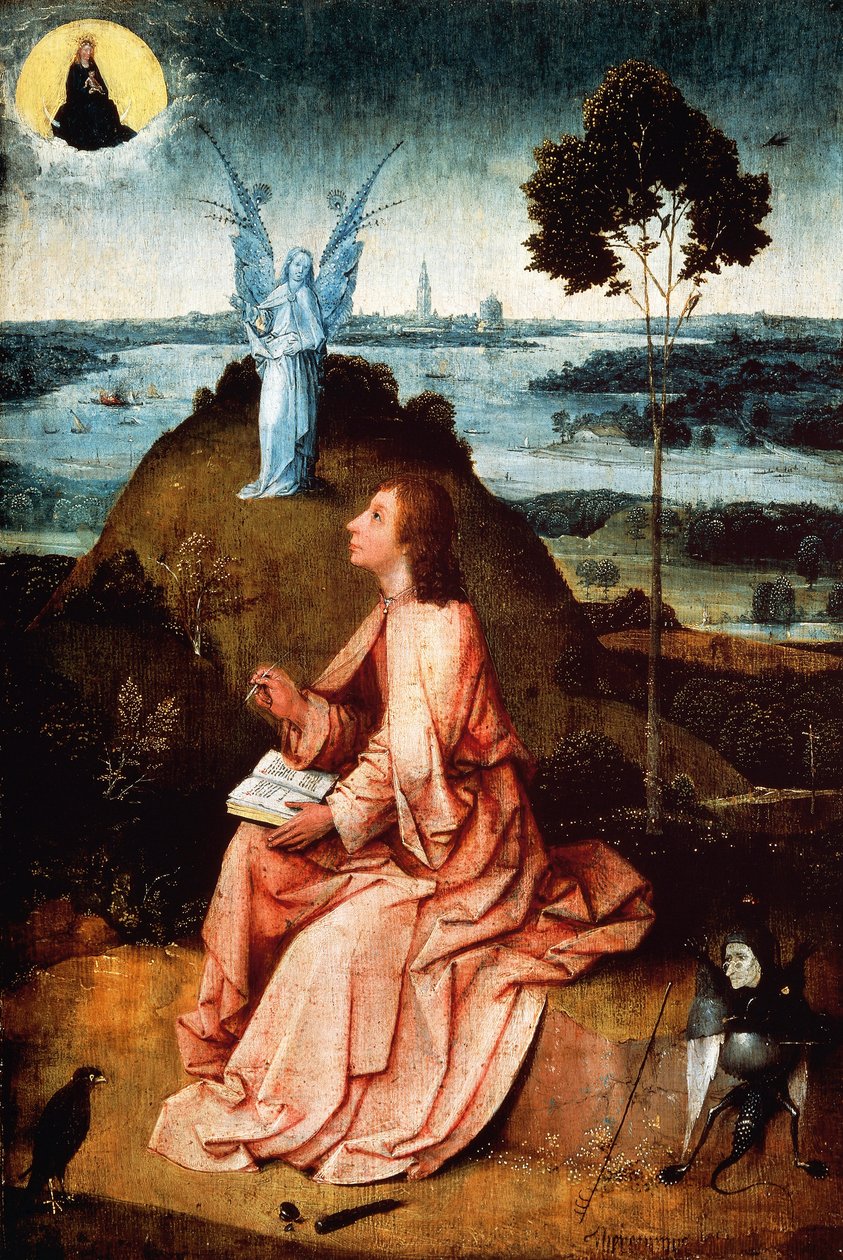 St John på Patmos af Hieronymus Bosch