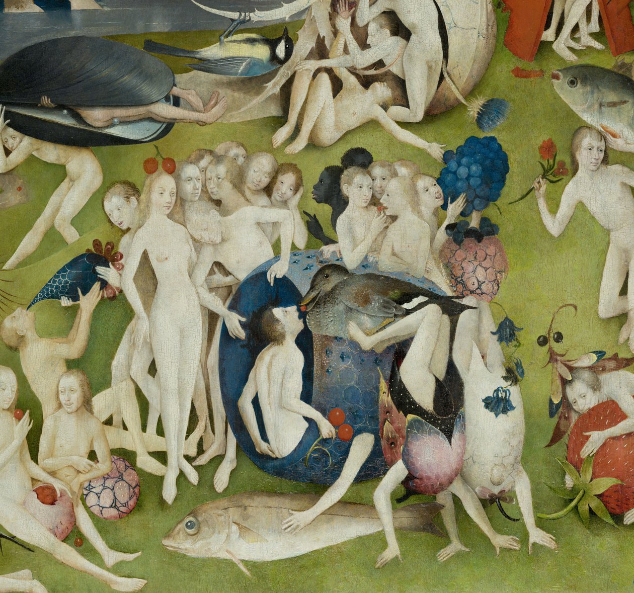 De jordiske glæders have, 1490-1500 af Hieronymus Bosch