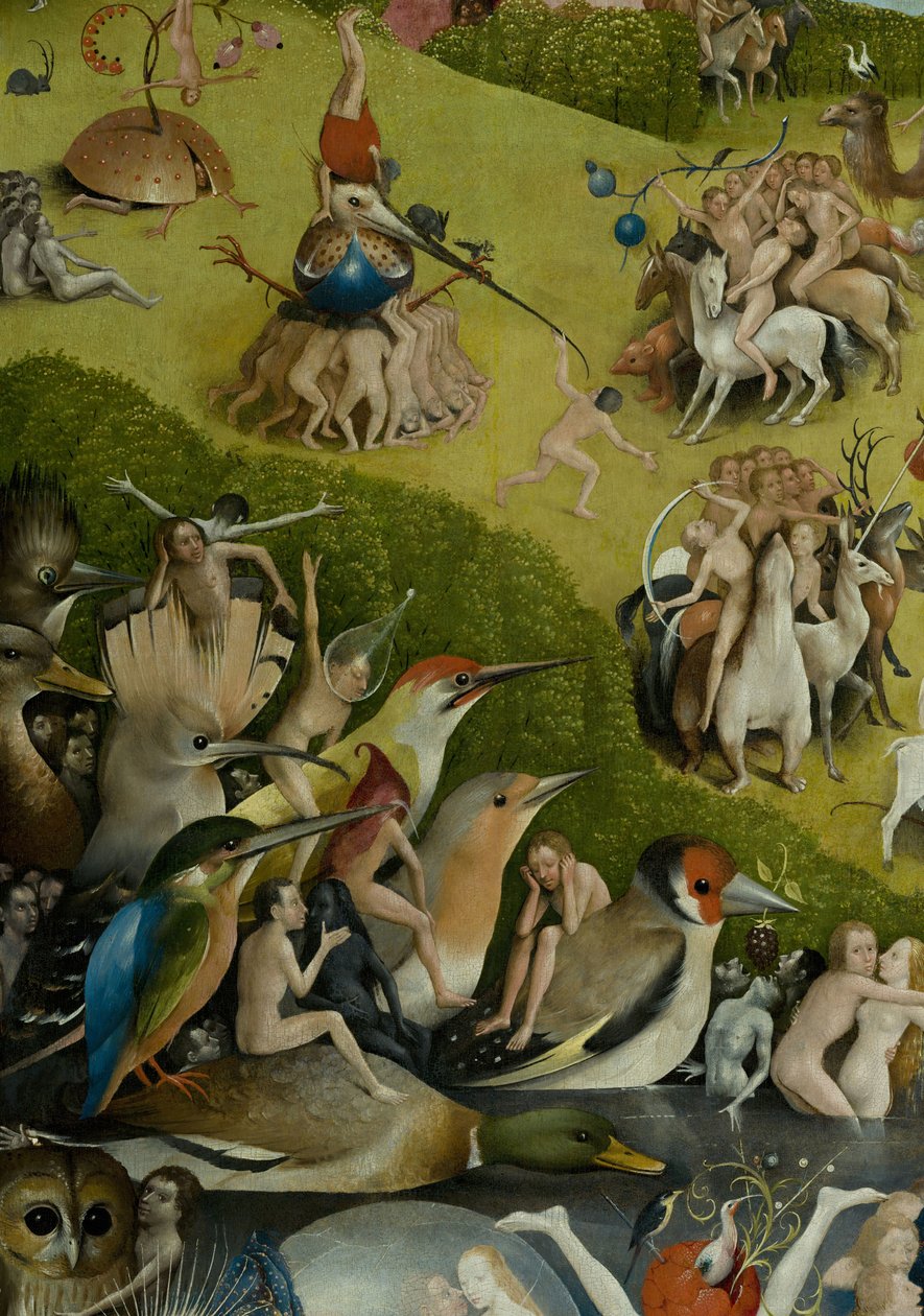 De jordiske glæders have, 1490-1500 af Hieronymus Bosch