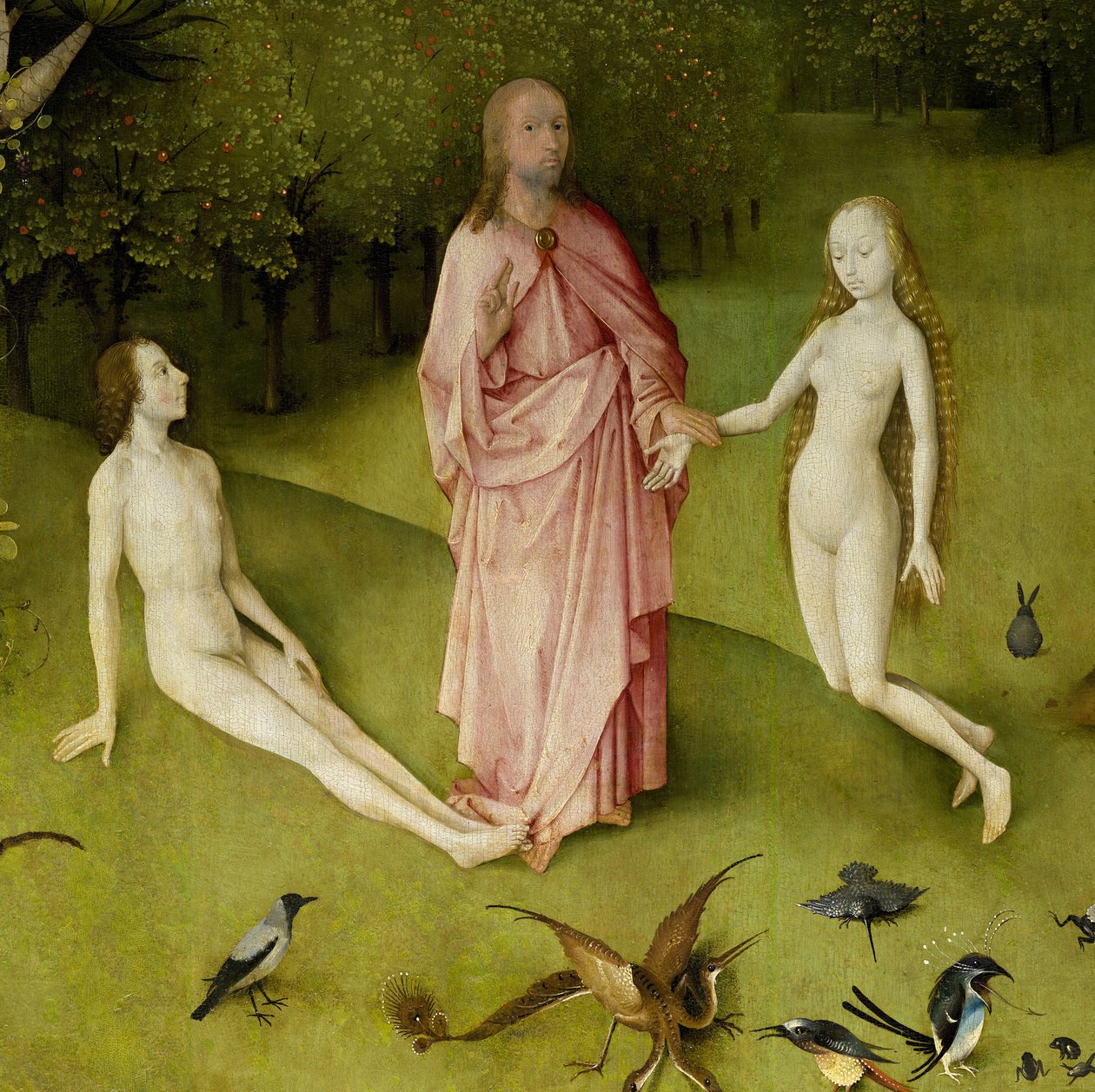 De jordiske glæders have, 1490-1500 af Hieronymus Bosch