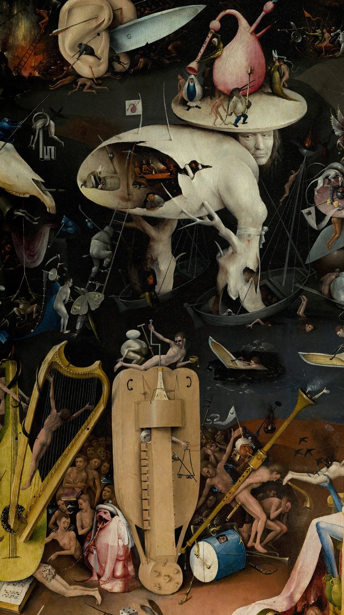 De jordiske glæders have, 1490-1500 af Hieronymus Bosch